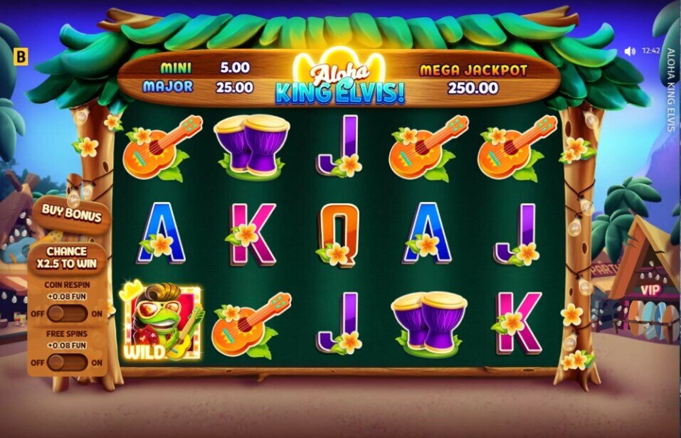 7_aloha_king_elvis_slot_Reels