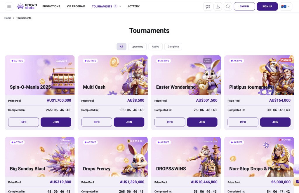 Crown Slots Tournaments Screenshot