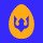 Spinrise favicon, yellow logo on purple background