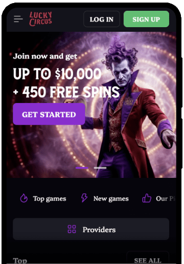 Lucky Circus Mobile Screenshot