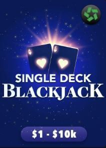 single deck blackjack