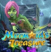 Mermaids treasure slot game logo