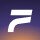 FunBet favicon, white logo on purple and orange background