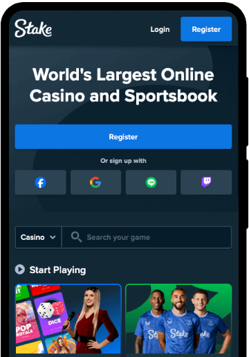 Stake mobile screenshot