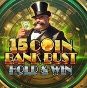 15 Coin Bank Bust