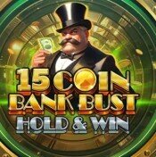 15 Coin Bank Bust