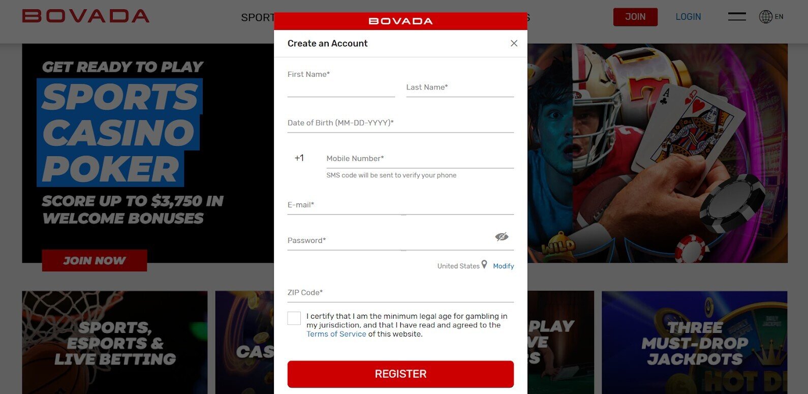 bovada sign up 1