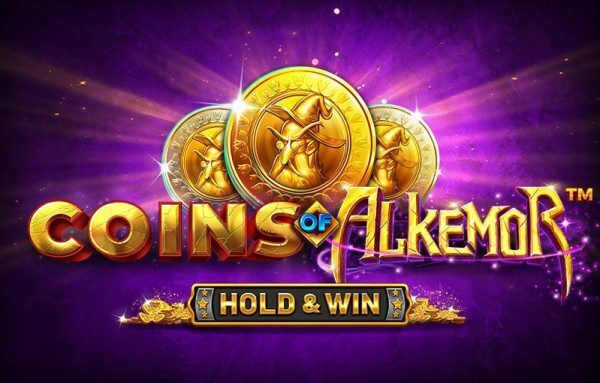 Coins of Alkemor Hold and win logo