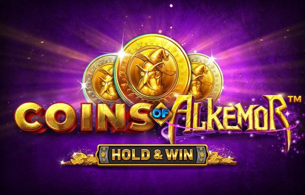 Coins of Alkemor Hold and win logo