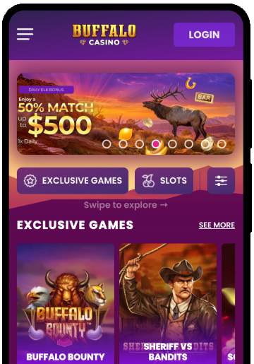 Buffalo Casino mobile screenshot