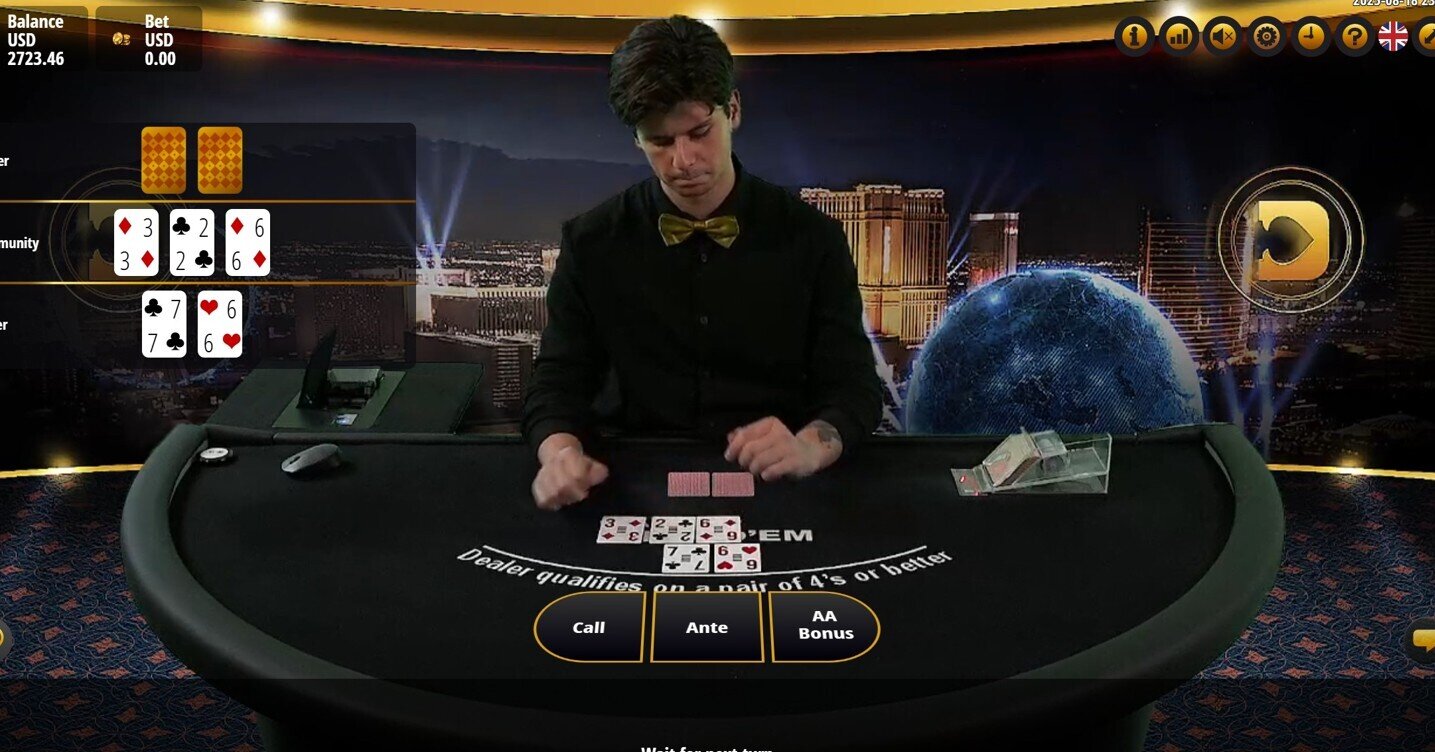 hold em live dealer