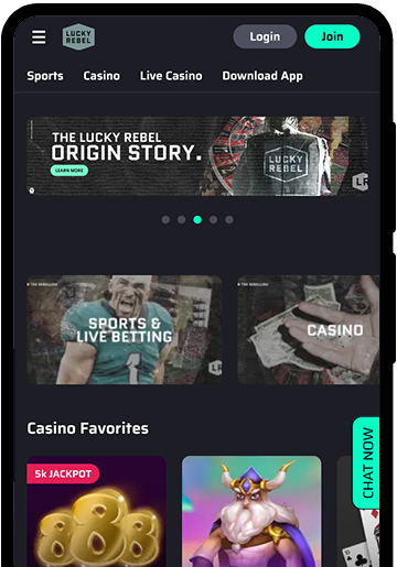 Lucky Rebel Mobile Screenshot