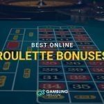 roulette table at casino