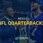 Buffalo Bills Josh Allen doing on field interview