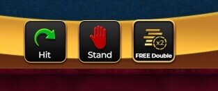 free bet blackjack free double