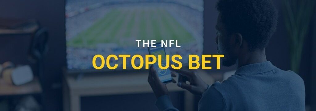 man watching football and betting on sports on phone
