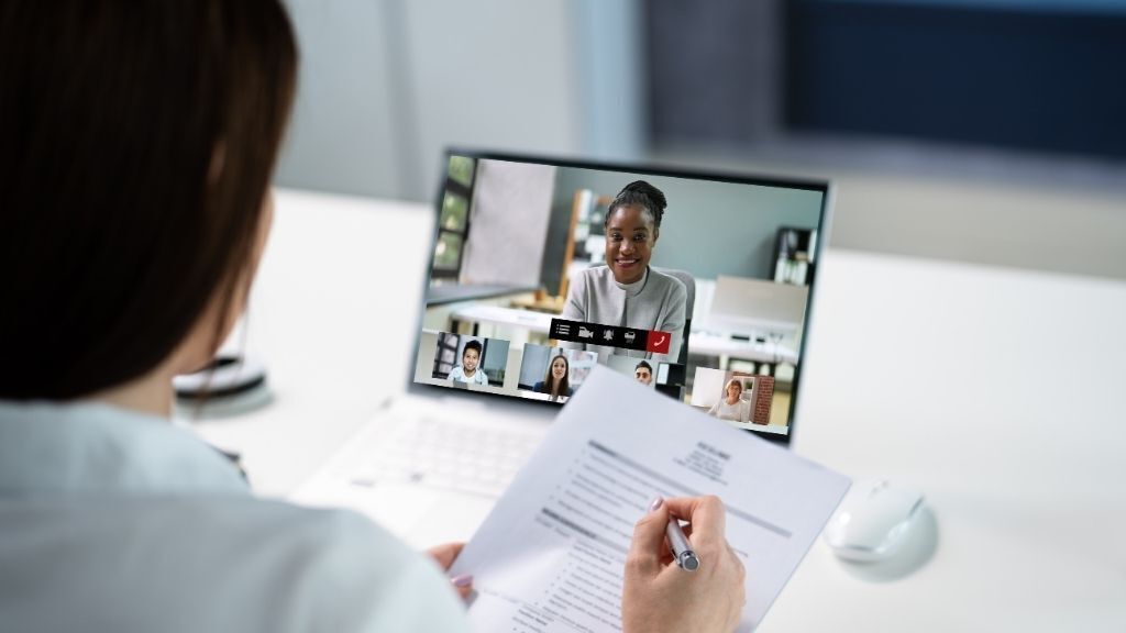 video interview setting