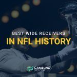 Former San Francisco 49ers wide Receiver Jerry Rice raises the Vince Lombardi Trophy