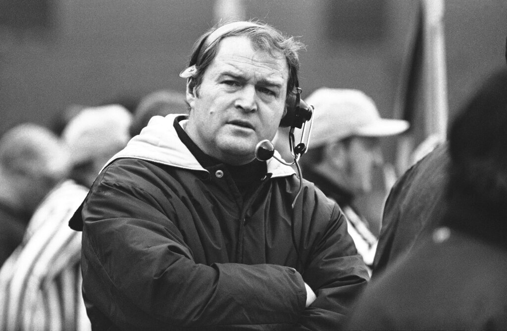 Pittsburgh Steelers head coach Chuck Noll