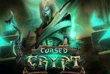 Cursed Crypt slot logo by Hacksaw gaming