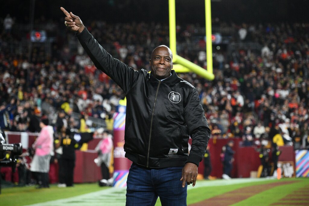Washington football legend Darrell Green at an NFL football game