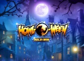 Howl-o-Ween Hold & Win slot game logo by Rival