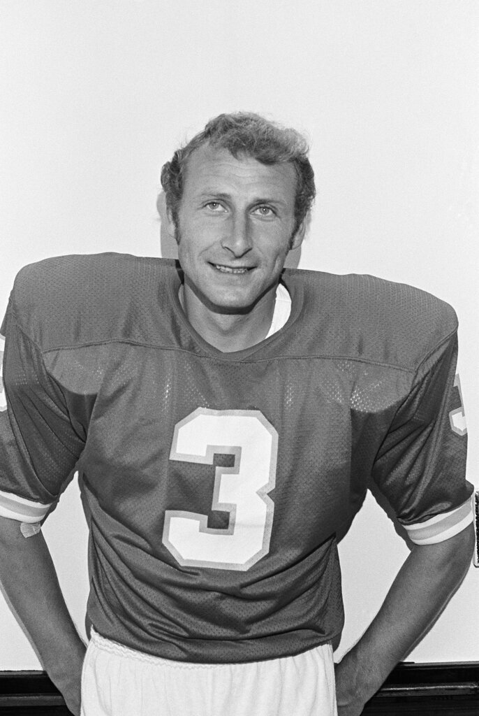 Jan Stenerud of the Kansas City Chiefs is pictured in 1973
