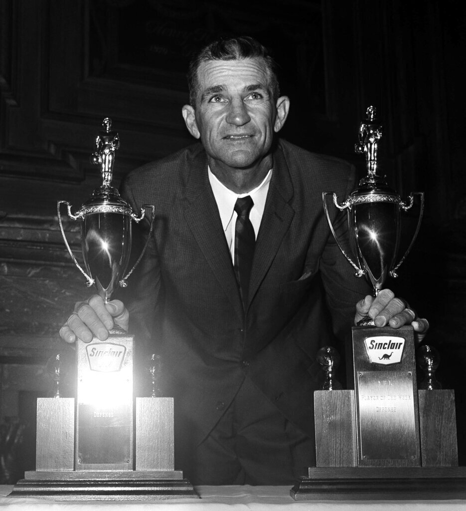 Sammy Baugh is shown in 1966