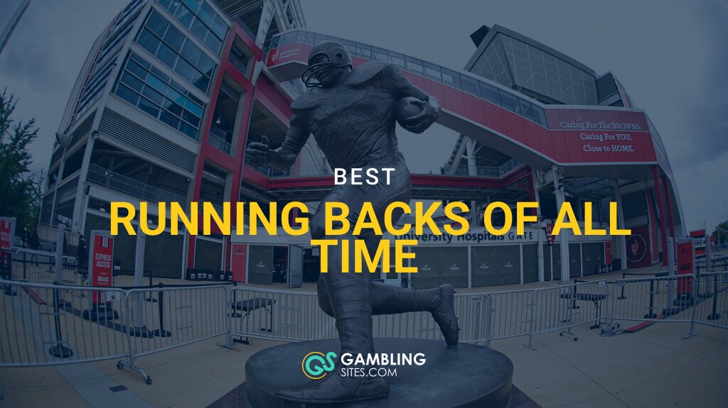 statue of Cleveland Browns running back Jim Brown