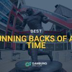 statue of Cleveland Browns running back Jim Brown