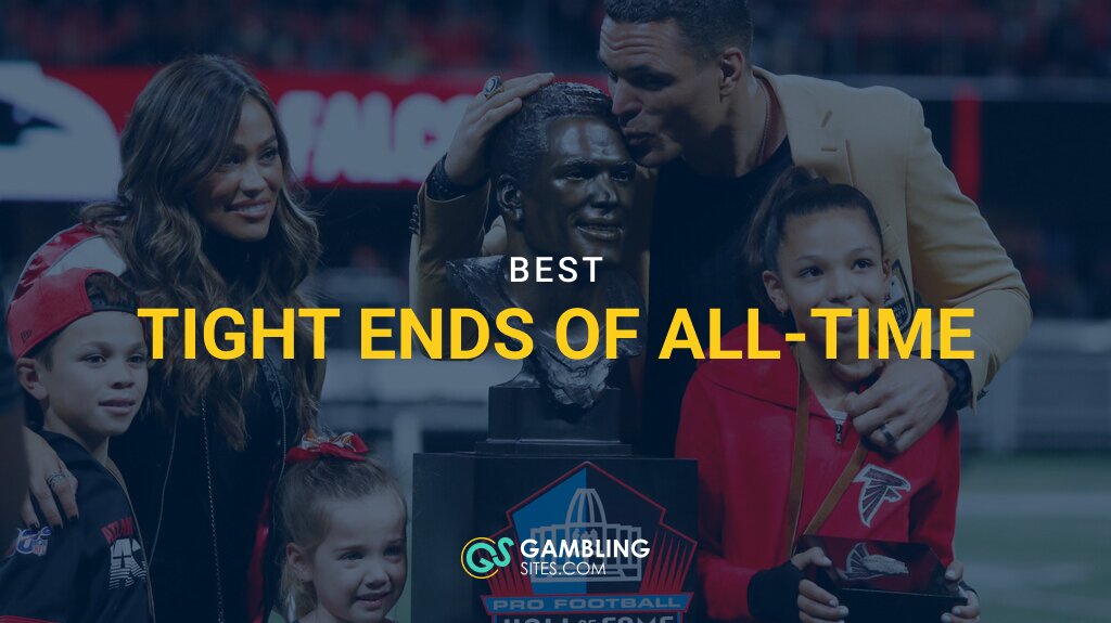 Former NFL player and Football Hall of Fame member Tony Gonzalez stands with his family