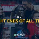 Former NFL player and Football Hall of Fame member Tony Gonzalez stands with his family