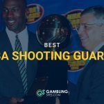 Michael Jordan receives the NBA Finals Most Valuable Player trophy