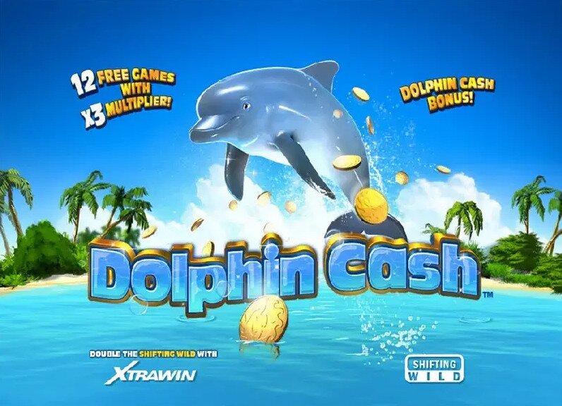 Dolphin Cash slot game logo