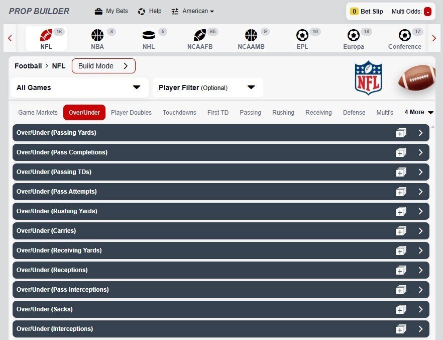 prop bets bovada