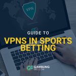 someone using a vpn on a laptop