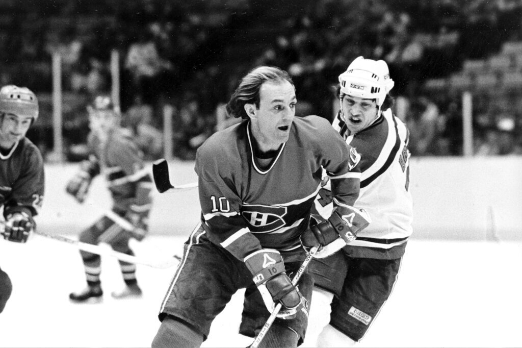 Guy Lafleur of the Montreal Canadiens