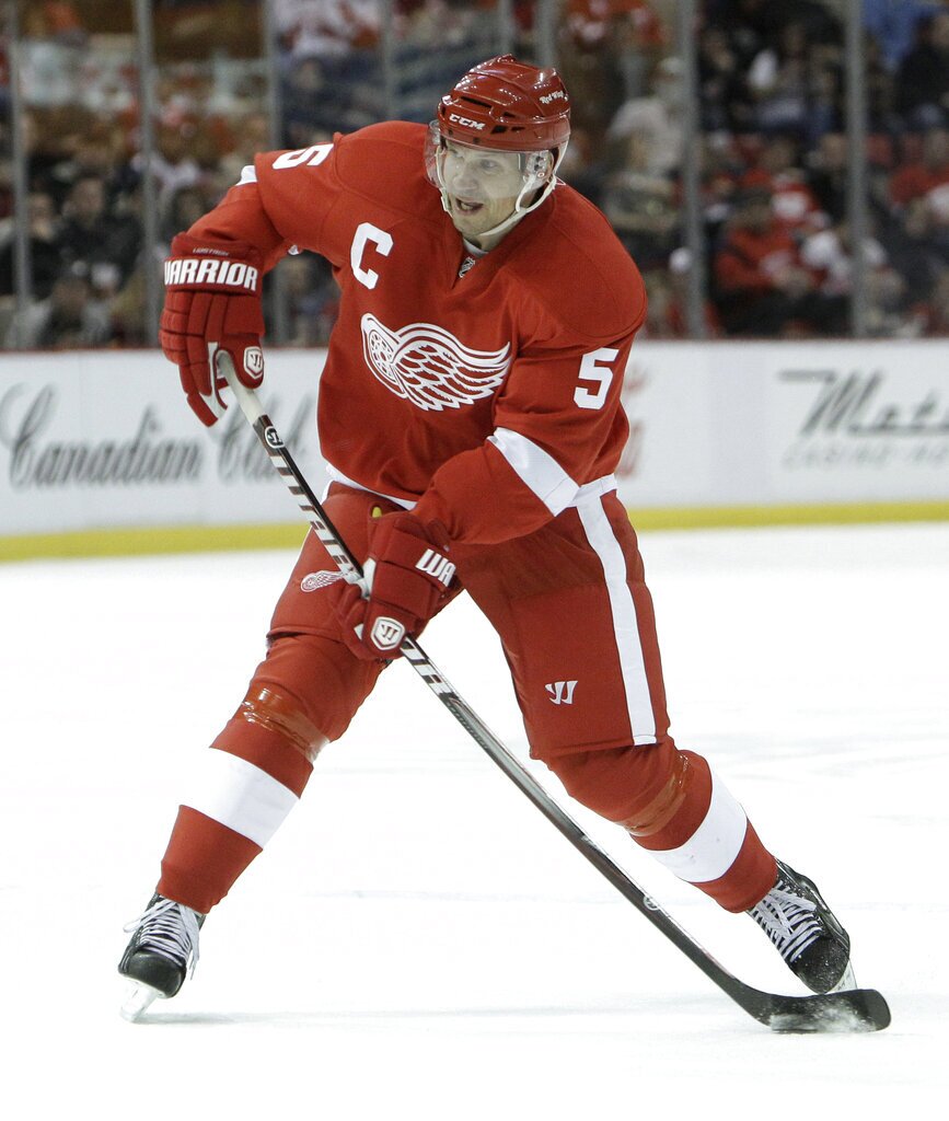 Detroit Red Wings defenseman Nicklas Lidstrom