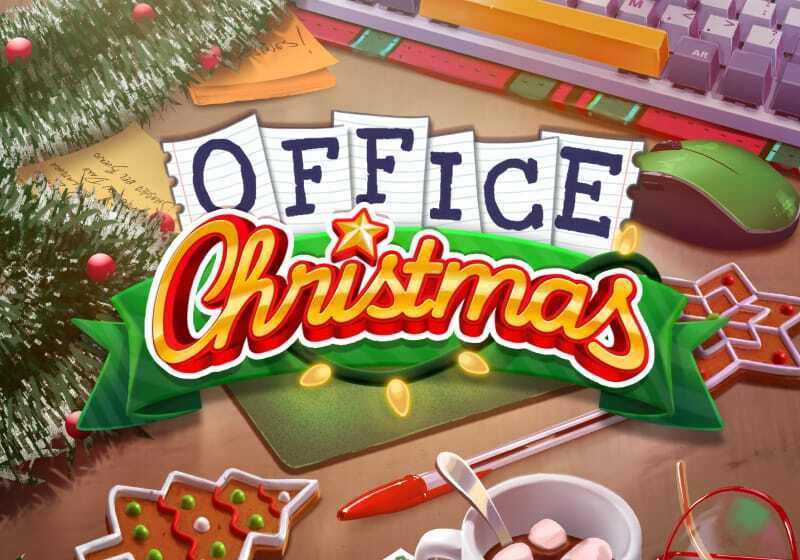 Office Christmas slot logo