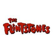 The Flintstones slot logo, red text on a white background