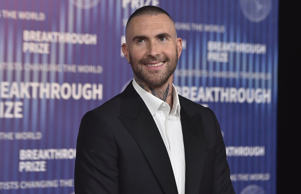 Adam Levine arrives at the 10th Breakthrough Prize Ceremony