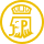 JacksPay favicon, gold logo on white background