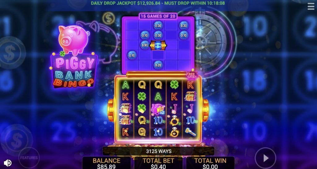 Piggy Bank Bingo Screenshot
