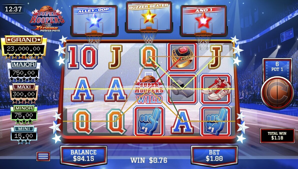 Super Hoopers Slot Screenshot