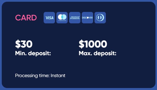 Credit card withdrawal