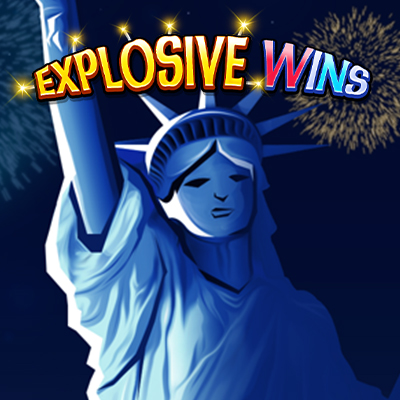 Explosive wins slot logo
