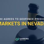 Judge’s gavel with text reading “Kalshi Agrees to Geofence Prediction Markets in Nevada.”