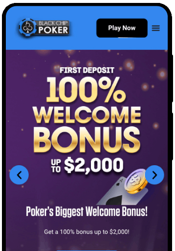 Black Chip Poker Mobile Screenshot