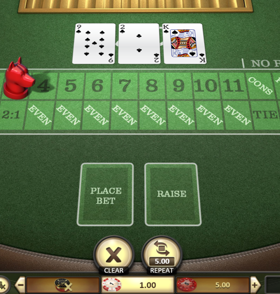 red dog poker 3 cards